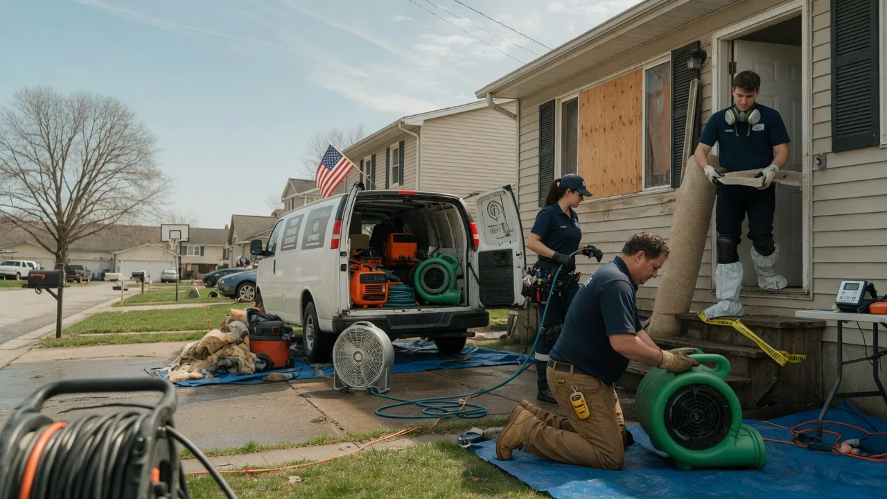 Water Damage Restoration in Worthington, WV near me